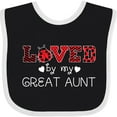 thumbnail image 3 of Inktastic Loved by My Great Aunt Cute Ladybug Boys or Girls Baby Bib, 3 of 4