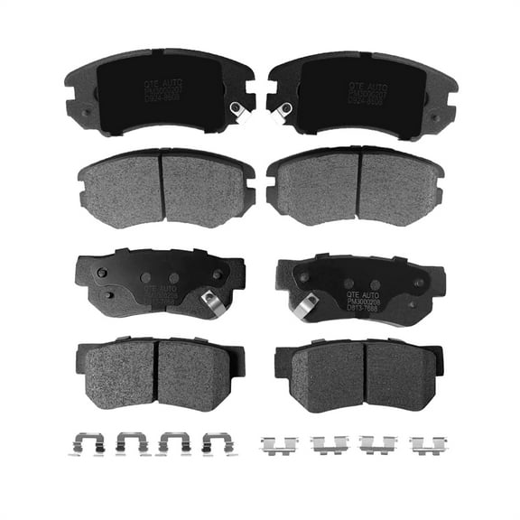Set of 8 Front-Rear Ceramic Brake Pad Kit For 2005-2010 KIA Sportage