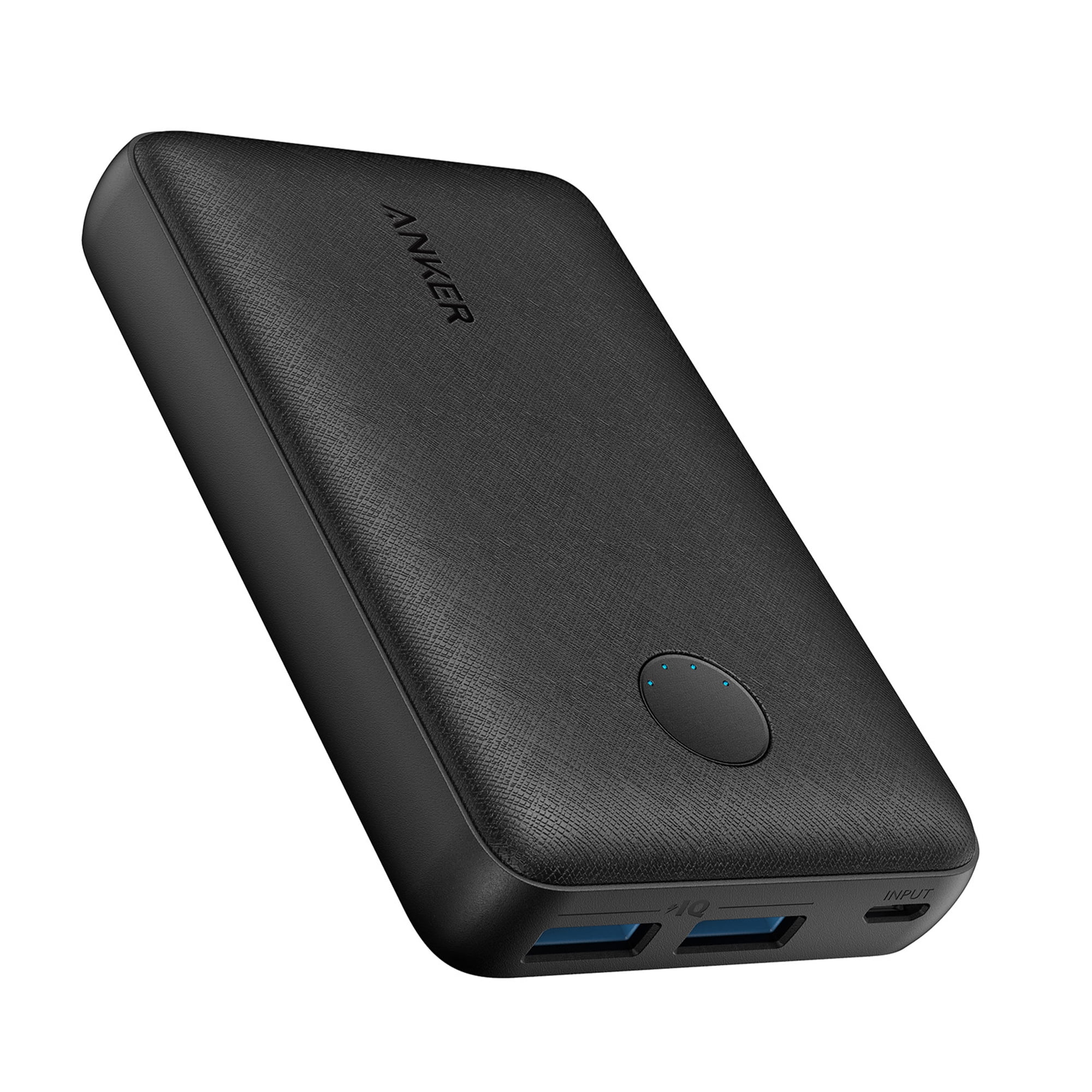 Anker PowerCore Select 10000 Portable Charger - Black, One of The Smallest and Lightest 10000mAh Power Banks, Ultra-Compact, High-Speed Charging Technology Phone Charger for iPhone, Samsung and More.