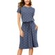 thumbnail image 1 of Vestido casual Simier Fariry Summer Algodón Azul para Mujer, 1 of 6