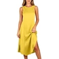 thumbnail image 5 of Vrorvz Long Nightgown for Womens Sleeveless Tank Nightshirts Sleepwear Loose Nightdress Nightgowns, 5 of 6
