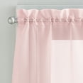 thumbnail image 2 of Mainstays Macrame Tailored Curtain Valance, Single Panel, Blush, 50" W x 18" L, 2 of 4