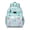 blue, teal, pink, white, variant on Cute Underwater Dolphin Nautical Students Backpack, Marine Life Ocean Sea Tropical Abstract Colorful Funny Design