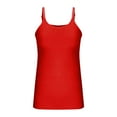 thumbnail image 5 of Miluxas Plus Size Women's Tank Top - Racerback Summer Camisole Top U Neck Beach Fashion Clothes Red XL(XL), 5 of 7
