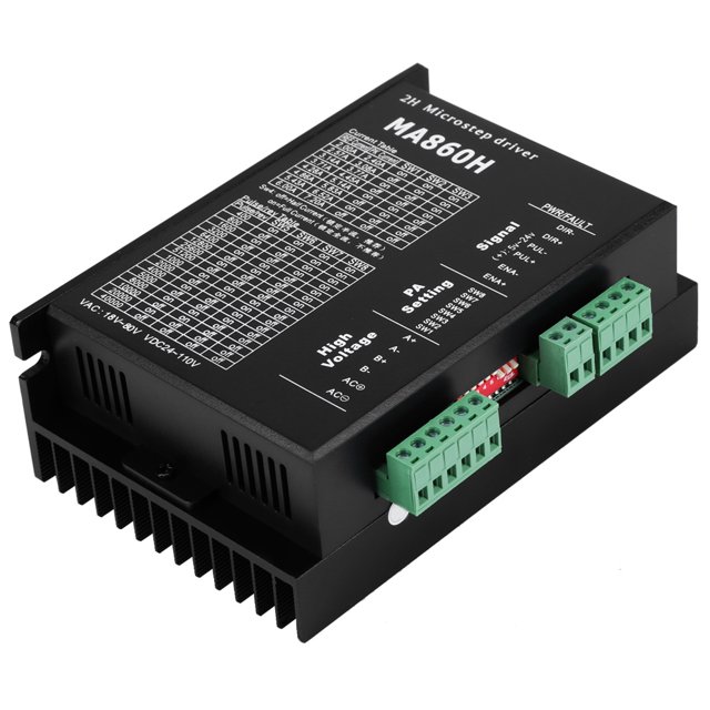 Controlador De Motor, Controlador De Motor Paso A Paso De Ajuste Automático, Compatibilidad Ttl Para Motor 86 De 2 Fases AC / 24-110V DC 7.2A 200Khz ANGGREK Otros