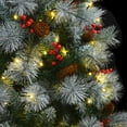 thumbnail image 3 of vidaXL Artificial Hinged Christmas Tree 300 LEDs 82.7", 3 of 9