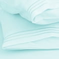 thumbnail image 2 of Nestl Pillow Cases Premier 1800, Luxury Soft Microfiber Pillow Case Sleep Covers, King Size (20"x40"), Pillow Case Set of 2 Pieces, Aqua, 2 of 12