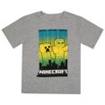 thumbnail image 4 of Minecraft Creeper Pastel Green Boys T-Shirt 3-Piece Set for Kids and Toddlers (Size 4-6), 4 of 12
