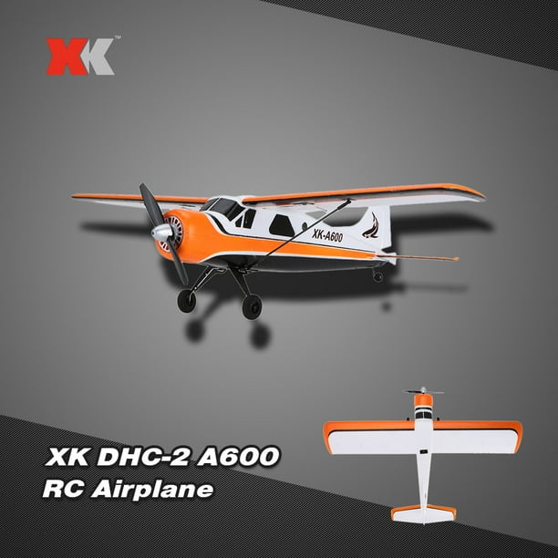 Xk Dhc 2 A600 5ch 2 4g Brushless Motor 3d6g Rc Airplane Walmart Com