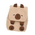 thumbnail image 4 of Mochila Capibara Mochila Ligera Portátil con Correas Ajustables Casual Caqui, 4 of 9