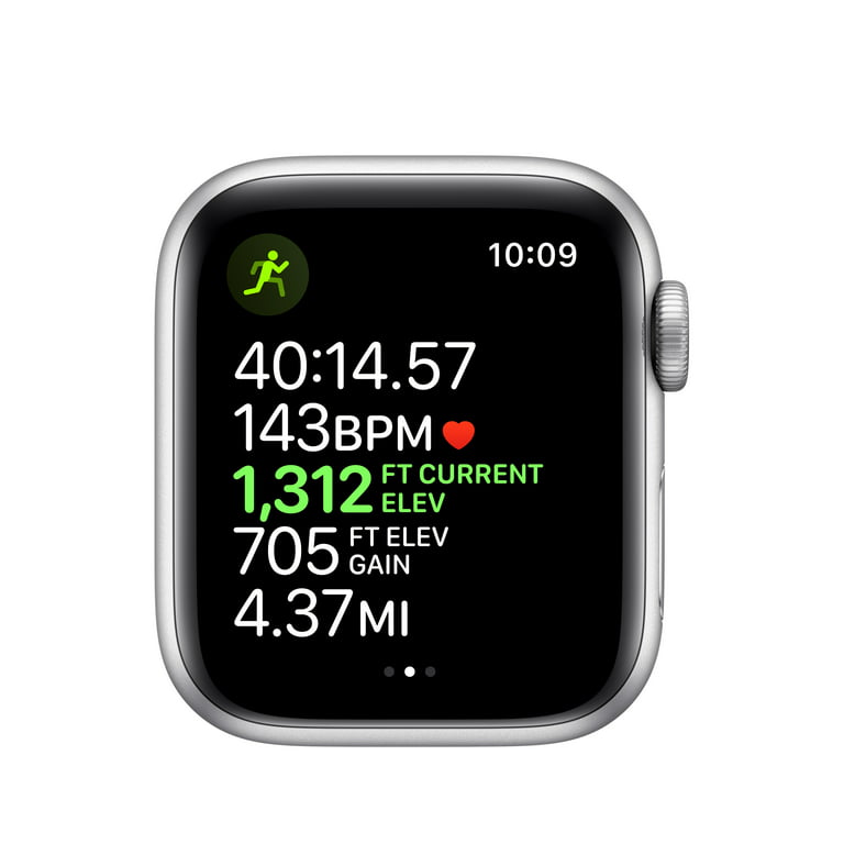 Apple Watch Series 5 GPS + Cellular, 40mm Silver Aluminum Case 