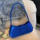 thumbnail image 1 of Bolso de mano para mujer 2023 patrón de cocodrilo Hobo bolso de mano brillante para mujer (azul), 1 of 6