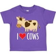 thumbnail image 3 of Inktastic I Love Cows Dairy Farmer Boys or Girls Toddler T-Shirt, 3 of 5