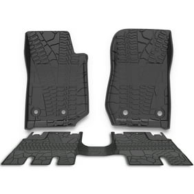 Floor Mats Liners Compatible For 2014 2019 Jeep Wrangler 4 Door Jk