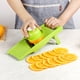 thumbnail image 4 of Cortador de verduras Manual con cuchillas de acero inoxidable rallador profesional Ehuebsd herramienta de cocina rebanador de frutas limón cebolla trituradora de patatas, 4 of 8