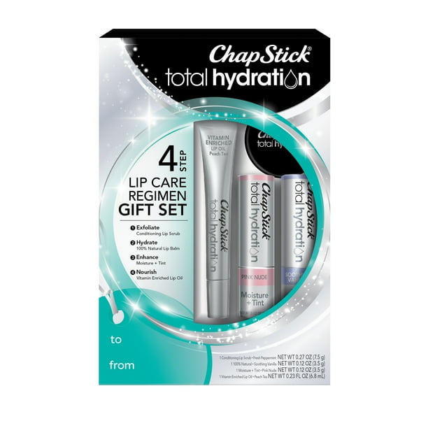ChapStick Total Hydration Lip Kit Holiday Gift Set, Lip Moisturizer