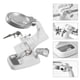 thumbnail image 5 of 3X 45X Lupa de soldadura Lupa LED Lupa Soporte de clip de cocodrilo Ndcxsfigh nuevos, 5 of 6