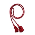 thumbnail image 1 of VONKY Honor Rope Vertical Tassel Polyester Yarn No Pilling Easy to Wear Hanging Ear Comfortable Touch Graduation Cord Durable String Red, 1 of 7