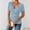 17# Light Blue, variant on Ribbed Short Sleeve Shirts for Womens V Neck Knit Tops Slim Fit Lightweight Sweater 2026 Summer Dressy Casual T-Shirts Army Green 2XL