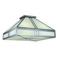 thumbnail image 3 of Meyda Tiffany Greenbriar Oak Whitewing 4 Light Flush Mount, 3 of 5