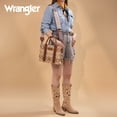 thumbnail image 6 of Wrangler Aztec Tote Bag for Women Boho Shoulder Purses and Handbags, Aztec Brown, 6 of 8