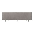 thumbnail image 4 of Annabelle 80" Gray Fabric Sofa with Black Wood Legs, 4 of 10