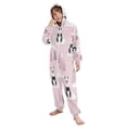 thumbnail image 5 of Soft Big Kids Onesie Pajamas Cozy Loose-Fit Jumpsuits for kids with Pockets for Christmas Lounge & Play Panda and Clouds Pattern, 5 of 8