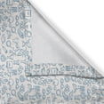 thumbnail image 3 of Ambesonne Chemistry Elements Kitchen Curtains, Lab Equipment, 55"x39", Off White and Sea Blue, 3 of 3