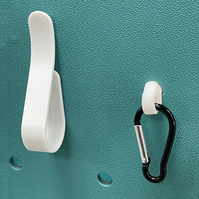 Manos Ganchos Inserte Gancho de fácil transporte Accesorios para bolsas de bricolaje para bolsas Bogg (Blanco 10 piezas)