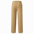 thumbnail image 3 of NOLDARES Boys Sweatpants - Ligthweight Athletic Boys Pants Relaxed Fit Youth Joggers with Pockets and Drawstring(Khaki,7-8 Years), 3 of 4