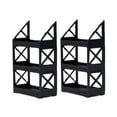 thumbnail image 3 of HILABEE 2x 1/64 Scale Tire Rack Garage Shelving Diorama Collection Holder Wheel Rack, 3 of 9