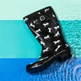 thumbnail image 2 of Norty Women's Hurricane Rain Boots – Waterproof Mid-Calf Length 11 inch Rubber Winter Spring and Garden Boots - runs a 1/2 size large, 2 of 4