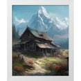 thumbnail image 2 of Maki 15x18 White Modern Wood Framed Wall Art Titled - Base Camp Ii, 2 of 6