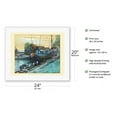 thumbnail image 2 of Drydock at Durgerdam - From an Original Color Painting by Piet Mondrian c.1899 - Fine Art Rolled Canvas Print 16in x 20in, 2 of 4