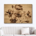 thumbnail image 2 of wall26 Canvas Print Wall Art Vintage Retro Classic Ink Orchid Flowers Nature Wilderness Wood Panels Modern Art Multicolor Zen Rustic Decorative Relax/Calm for Living Room, Bedroom, Office - 12"x, 2 of 5