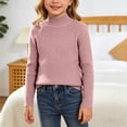 thumbnail image 1 of Chandail pour Filles - Chandail à Col Rond Doux pour un Style Décontracté Quotidien et un Confort Toutes Saisons, 1 of 3