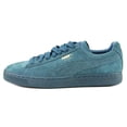 thumbnail image 3 of puma suede classic + mono men  round toe suede blue sneakers, 3 of 5