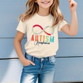 thumbnail image 2 of Boys T Shirts Crew Neck Graphic Print Short Sleeve Shirt Tops for Daily Wear Boys' Tops Tees Shirts Beige 1 Years-2 Years, 2 of 5