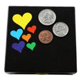 thumbnail image 2 of Metallic Foil Stickers, Envelope Seals Multi-color Hearts, 3 sizes, Royal Green - 290 pack, 2 of 6