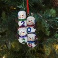 thumbnail image 1 of XWSHYW Adornos Colgantes Decoración Navideña Colgante de Muñeco de Nieve Navideño Pintado Tridimensional Resina Decorativa Colgante, 1 of 6