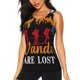 thumbnail image 1 of Fotbe Not All Who Wander Are Lost Hiking Blusas Sin Mangas para Mujer – Estilo Casual, Corte Suelto, Slim-Fit, Cuello Redondo Deportivo, Tops de Verano para Gimnasio y Yoga-X-Large, 1 of 7