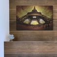 thumbnail image 5 of Luxe Metal Art 'Eiffel Apocalypse Color' by Sebastien Lory, Metal Wall Art, 16"x12", 5 of 7