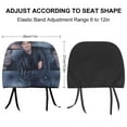 thumbnail image 2 of Ian Joseph Somerhalder Car Headrest Cover 2 Pcs Vehicles Seat Pillow Cover Protector Accessories Decor Auto Front/Rear Seats Head Rest Cover 2 Pcs Universal Fit Most Cars Sedan SUV Van, 2 of 7