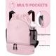 thumbnail image 5 of Mochila de Cuerda RHDZO para Gimnasio con Compartimiento para Zapatos Rosa, 5 of 7