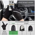 thumbnail image 5 of Guantes deportivos de invierno cálidos para correr, esquí, exteriores, ciclismo, térmicos, negros, para hombre y mujer, 5 of 5