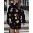 thumbnail image 2 of Nueva sudadera con capucha informal estilo minimalista callejero para mujer, vestido de cumpleaños a la moda, sudaderas con capucha 3d kadın kapşonlu tişört, 2 of 5