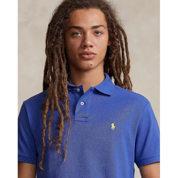 Polo Ralph Lauren Men Slim fit Short Sleeve Polo Shirt XXL Blue