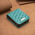 thumbnail image 6 of Allytechgroup Slim Case for Samsung Galaxy Z Flip4, Premium PU Leather Shockproof Protective Anti-Scratch Fashionable Grid Stylish Luxury Phone Case for Galaxy Z Flip 4, Green, 6 of 8