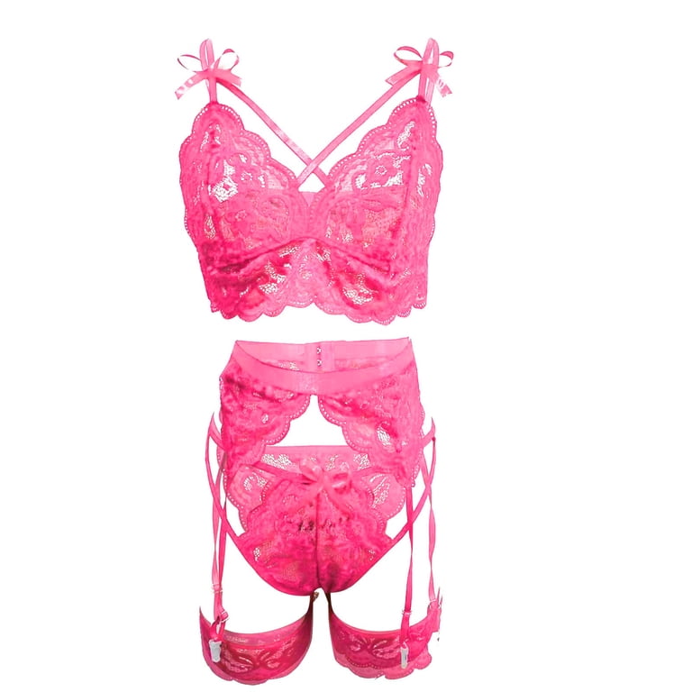 pink garter belt set Garter Belt Outfit Ideas