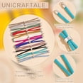 thumbnail image 5 of 12Pcs 12 Colors Nylon Twist Cord Bracelet Making Sets 9 inch(22.8cm) Slider Bracelets Nylon Cord Chain Link Bracelet with Brass Findings Adjustable Bracelet Chains for Jewelry Making, 5 of 6